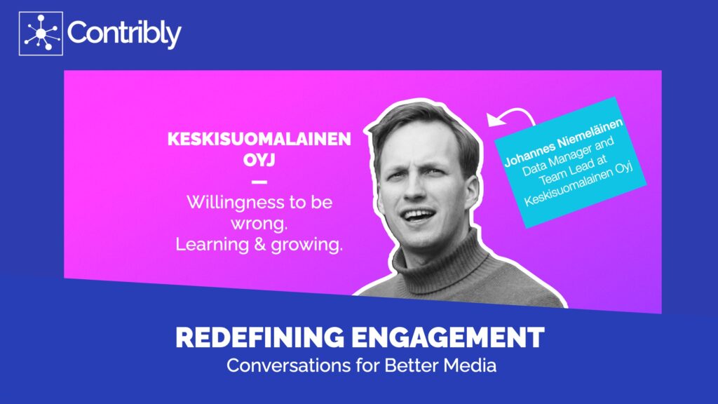 Johannes Niemeläinen Redefining Engagement Blog cover pic